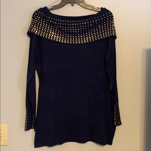 Blue sweater. Brand new with tag